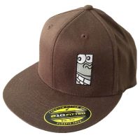 Mangrove Monkey Embroidered Brown FlexFit Hat